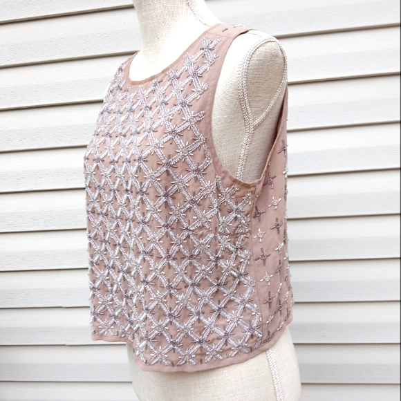Exquisite! Beaded High-End Tank w/ Liner - Picture 6 of 12